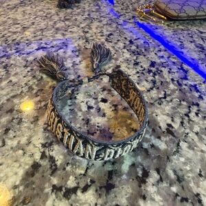 Christian Dior embroidered fabric